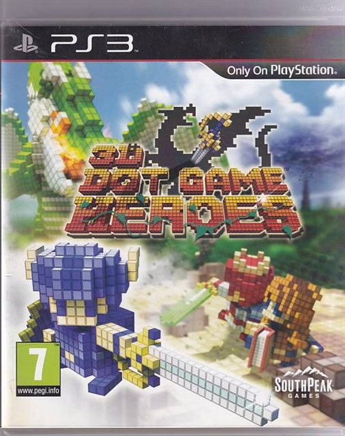3D Dot Game Heroes - PS3 (A Grade) (Genbrug)